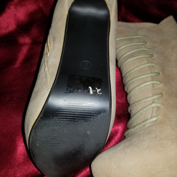 Charlotte Russe Nude Booties - Picture 3 of 4